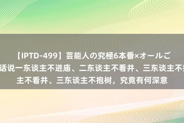 【IPTD-499】芸能人の究極6本番×オールごっくん AYA 为何古话说一东谈主不进庙、二东谈主不看井、三东谈主不抱树,究竟有何深意