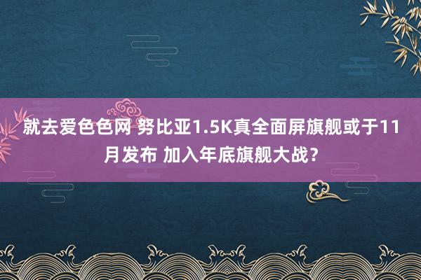 就去爱色色网 努比亚1.5K真全面屏旗舰或于11月发布 加入年底旗舰大战?