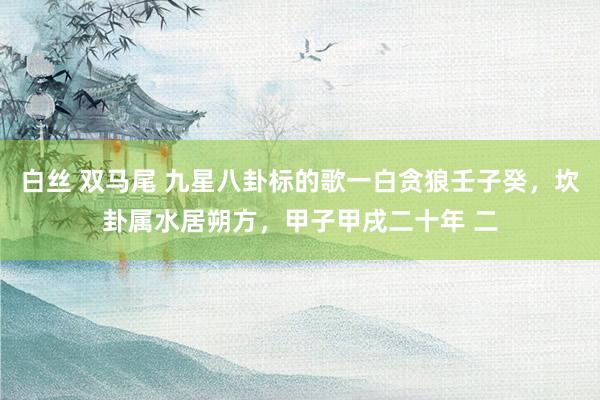 白丝 双马尾 九星八卦标的歌一白贪狼壬子癸,坎卦属水居朔方,甲子甲戌二十年 二